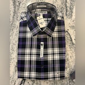 Express men’s extra slim fit dress shirt.